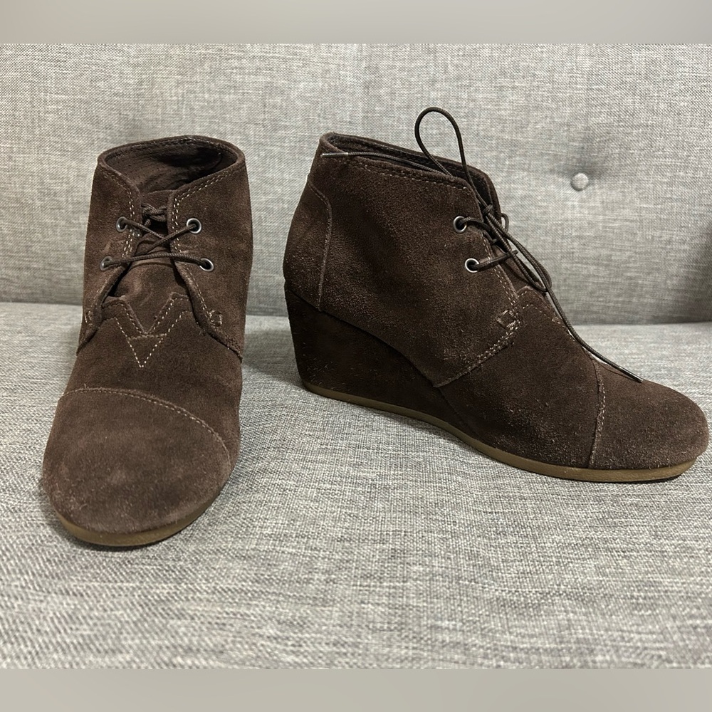 TOMS Wedge Bootie